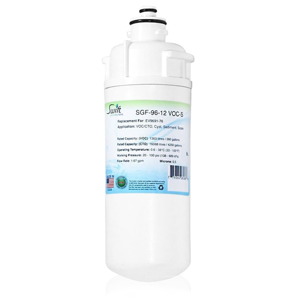 SGF-96-12 VOC-S Replacement water filter for Everpure EV9691-76